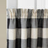 SKL Home Grandin Cafe Curtain Tier Pair, 57x24, Black/Natural...