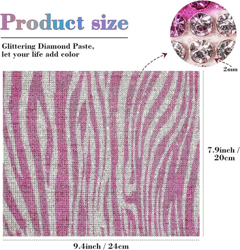 Tenare 12000 Pieces Rhinestones Sheets Self Adhesive 2 mm Bling Rhinestones Stickers DIY Craft Bedazzling Decoration Glitter Crystal Gem Diamond D...