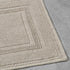 Jean Pierre - Stonewash Racetrack Bath Rug, Cotton, Premium Bathroom Decor, Machine Washable, Highly Absorbent, Measures 21" x 34", Washed Taupe...