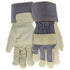 BOSS (B71001-WML) Women's Guard Split Cowhide Leather Palm Work Gloves, Extended Safety Cuff,Medium/Large, Blue/Cream...