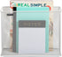 Mind Reader Vertical File Storage, Desktop Organizer, Hanging Files, Office, Metal Mesh, 12.25" L x 5.5" W x 10" H, White...