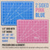 U.S. Art Supply 9" x 12" Self-Healing Cutting Mat 5-Ply - Double-Sided Pink/Blue Craft Mat, Non-Slip Cutting Mats for Crafts, Sewing, Quilting, Sc...