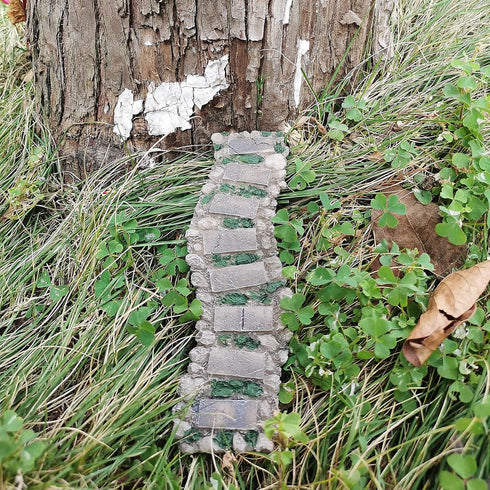 Fairy Garden Walkway Path Miniature Pathway,Stone Pathway, Mini Path Road for Fairy Garden Accessories, Resin Path, Dollhouse Ornaments...