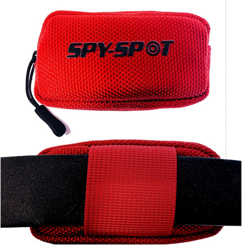 Spy Spot Waterproof Small Pouch with Zipper - Oxford Thick Fabric - Multi-purpose Bag with Loop Attachment - GPS Tracker Case, Dog Collar Pouch - ...