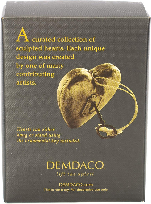 DEMDACO Sisters By Heart Dandelion Yellow 4 x 3 Heart Shaped Resin Keepsake Decoration...