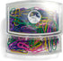 Officemate Self-Dispensing Paper Clip Holder w/250 Assorted Color Paper Clips, Clear (93697)...
