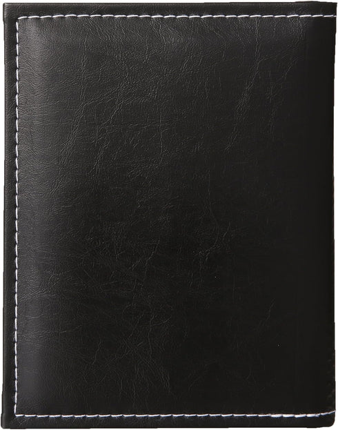 Pioneer LLL46 "Live, Laugh, Love" Embroidered Frame Cover Sewn Leatherette Mini Photo Album, Black...