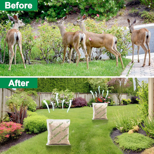 10 Pack Deer Repellent Pouch for Plant Lawn Garden...