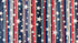 Elrene Home Fashions Patriotic Stars on Red, White, Blue and Black Wood Grain Stripes Vinyl Flannel Back Tablecloth (52" x 52" Square)...