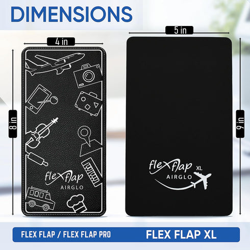 Airplane Travel Essentials for Flying Flex Flap Cell Phone Holder & Flexible Tablet Stand for Desk, Bed, Treadmill, Home & in-Flight Airplane Trav...