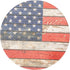 American Flag Distressed Wood Look 2.75 x 2.75 Absorbent Ceramic Car Coasters Pack of 2...