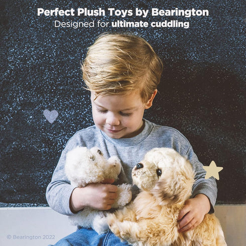 Bearington White Dog 6.5 Inch Dog Stuffed Animals - Dog Plush - Poodle Stuffed Animal Labradoodle Stuffed Animal...