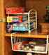 DecoBros Kitchen Wrap Organizer Rack,White (Small/Standard, 2-1/2" BOX)...
