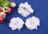Baby Girls Chiffon Flower Hair Clips with Rhinestones and Pearl,YYCRAFT 10 pcs Party Wedding 2" Hair Accessory for Kids Toddler Infant Girls(Snow ...