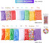 Slime Foam Beads Floam Balls – 18 Pack Microfoam Beads Kit 0.1-0.14 and 0.28-0.35 inch Colors Rainbow Fruit Beads Craft Add ins Homemade DIY Kids ...