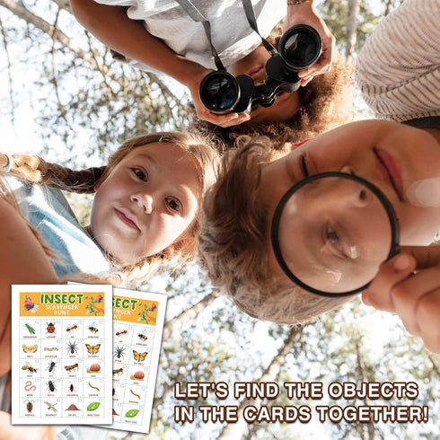 Nature Scavenger Treasure Hunt Games Cards for Kids and Family, School Classroom Outdoor Scavenger Hunts, Trip Family Holiday Party Games, Find an...
