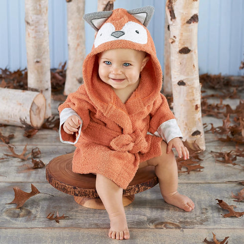 Baby Aspen "Rub-a-dub, Fox in the Tub Fox Hooded Baby Bath Towel/Baby/Toddler Robe, Baby Shower Gifts, 0-9 Months...