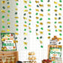 52Ft Gold Animal Green Palm Leaf Garland Banner Bunting Streamers Backdrop for Jungle Safari Animal Party Decorations Zoo Themed Wild One Forest 1...