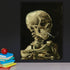 Palace Learning Vincent Van Gogh (Skull with Cigarette, 1885) Art Poster Print - 18 x 24 LAMINATED - Van Gogh Skeleton...