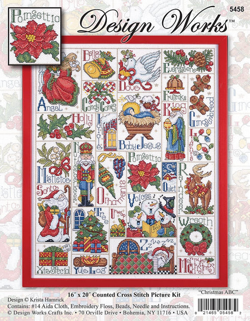Design Works Crafts Christmas ABC Counted Cross Stitch Kit, Multi...