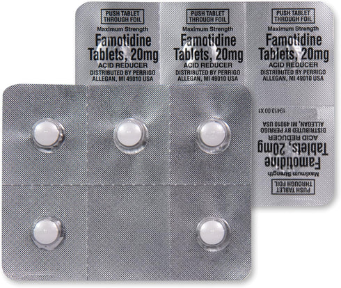 Amazon Basic Care Maximum Strength Famotidine Tablets 20 mg, Acid Reducer for Heartburn Relief, 25 Count...