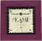 Mill Hill Wooden Frame 6"X6", Matte Plum...