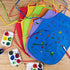 Children's Artists Fabric Aprons Non-Mess - Kitchen, Classroom, Community Event, Crafts & Art Painting Activity. Safe Clean 12 Pack Assorted Color...