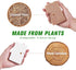 Natural Kitchen Sponge 12 Packs - Biodegradable Sponge - Eco-Friendly Sponge for Sustainable Living - Compostable Wood Cellulose and Coconut Washi...