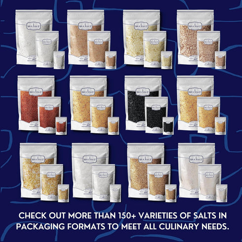 Truffle Salt, Finishing Sea Salt Infused with Black Truffle, Italian Black Truffle Seasoning, 14 oz Bag - Sea Salt Superstore...