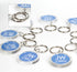 Round Jw.org No Blood Double Sided Key Chain-20 Pieces Pack...