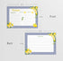 Recipe Cards, 4x6 Inches, 50 Fill-in-the-Blank Cards for Recipe Box (Mediterranean Lemon)...