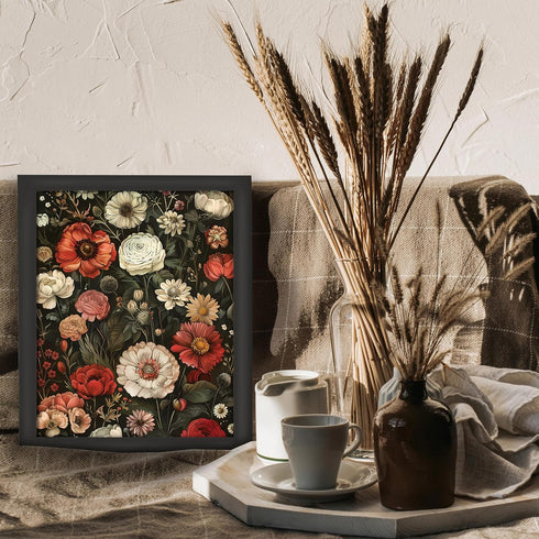 Posterizer 1 pcs-wild natural big flowers-Floral & Botanical Art-Abstract & Modern Art-Gift for Men Women Entrepreneur Teens-Decor for Home & Offi...