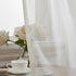 HLC.ME Ivory Sheer Voile Window Treatment Rod Pocket Curtain Panels for Bedroom, Kitchen, and Living Room (54 x 72 inches Long, Set of 2)...