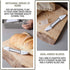 Bread Lame - Bread Scoring Tool - Set of 10 Stainless Steel Blades - Bakers Dough Scorer - Best Sourdough Bread Baking Supplies...