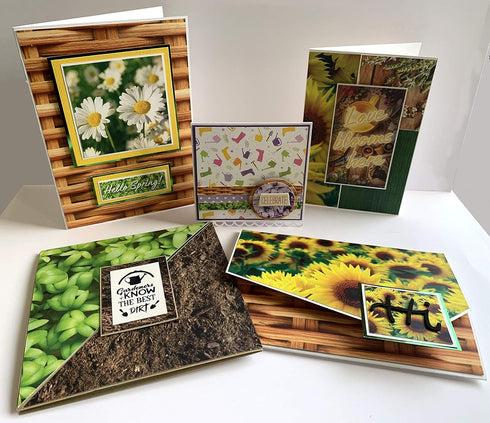 Reminisce Growing Garden Collection Scrapbook Kit Paper Crafts, Multi Color Palette, 12x12 inches...