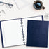 Blueline NotePro™ Executive Notebook, Indexing System, Refillable, Hard Cover, 9.25" x 7.25", 150 Ruled Pages, Indigo Blue (A7150.BLU)...