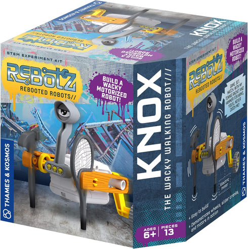 Thames & Kosmos - Rebotz: Knox - The Wacky Walking Robot - Engineering Science Kit - Educational Building Toys - Fun for Kids, Ages 6+ - 552004...