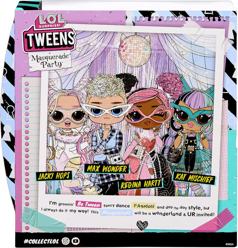 L.O.L. Surprise! Tweens Masquerade Party Max Wonder Fashion Doll with 20 Surprises Including Accessories & Blue Rebel Outfits, Holiday Toy Playset...