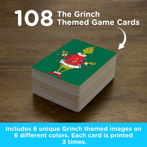 AQUARIUS Grinch Christmas Memory Master Card Game - Fun Family Party Game for Kids, Teens & Adults - Entertaining Family Game Night Gift - Officia...