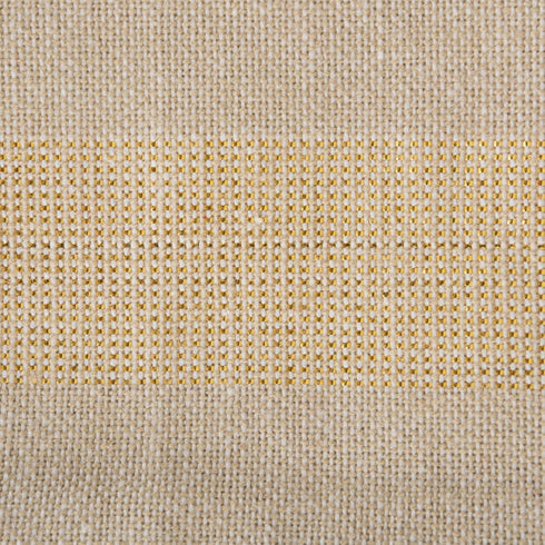 DII Holiday Dining Table Linen Sparkle Metallic Kitchen Décor, Napkin Set, 20x20, Gold Metallic Stripe, 6 Piece...