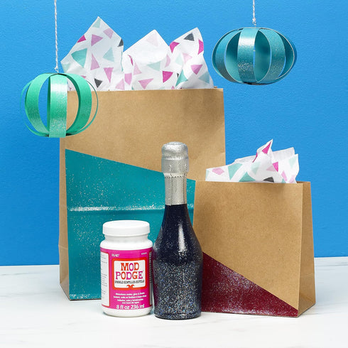 Mod Podge Waterbase Sealer, Glue and Finish (8-Ounce), CS11211 Sparkle...