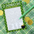 DISTINCTIVS St. Patrick's Day Word Search Classroom Party Game - 25 Player Cards...