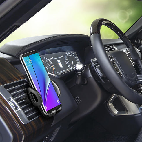 WixGear Universal Air Vent Car Mount Holder Cell Phone Car Mount with Air Vent Secure Bite Lock...