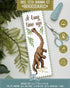 Povitrulya Dinosaur Counted Cross Stitch Kit Brachiosaurus - DIY Bookmark Set for Hand Embroidery...