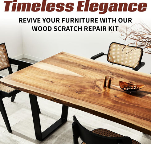 Wood Scratch Repair Kit Markers - Set of 13 - Scratch & Stain Markers, Furniture Repair Pens for Touch-Up on Wood Furniture, Tables, Desks, Bedpos...
