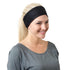 RiptGear Stretch Sport Headband for Women (Black Solid and Striped) — Non-Slip Sweat Wicking Fabric Great for Yoga, Running or The Gym — Soft Head...