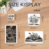 Book Flower Stencils for Painting - 24 Pcs Reusable Book Flower Floral Plants Spraying Drawing Supplies Stencils DIY Crafts Drawing Template Set f...