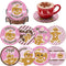 YLOLUL 8 PCS Christmas Diamond Art Coasters Gingerbread Man Diamond Art Coasters Kits with Holder Christmas DIY Coasters for Beginners, Adults, Ki...