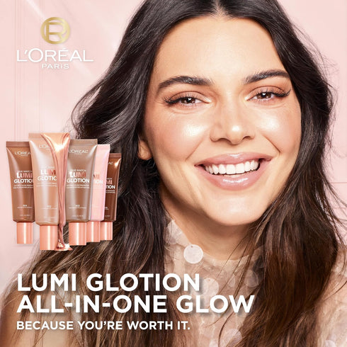 L'Oreal Paris Makeup True Match Lumi Glotion, Natural Glow Enhancer, Illuminator Highlighter Skin Tint, for an All Day Radiant Glow, Light, 1.35 O...