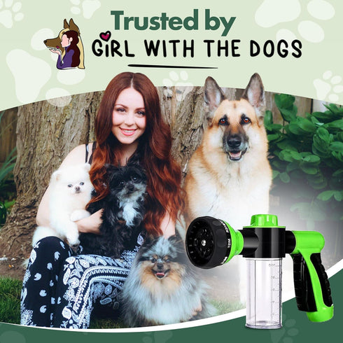 Soap & Shampoo Dispenser for Pet Wash and Garden Hose Sprayer Nozzle...